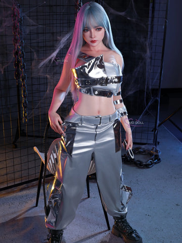 F6291-166cm/5ft5-43kg F Cup Life size Silicone Sex Doll Asian | MD Doll