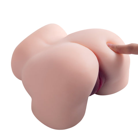 A322 (5.1lb)Fake Booty Pussy and Anal Mini Ass Doll Cheap Mens Sex Toys