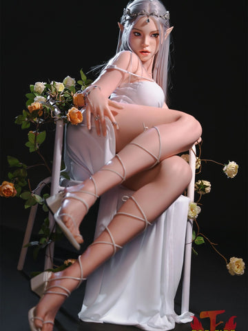F8575-165cm-30kg C Cup Elf Cosplay Silicone Full Sex Doll | Top Fire Doll