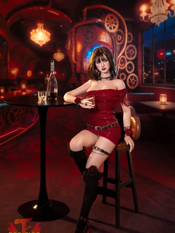 F8580-165cm-30kg C Cup Jazz Silicone Full Sex Dolls With ROS | Top Fire Doll