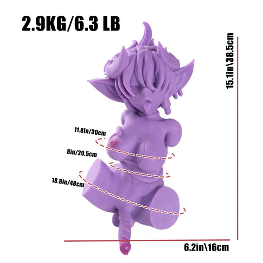 A353-6.39LB-The Violet Succubus Best Pocket Pussy cartoon silicone sex doll torso | MRL