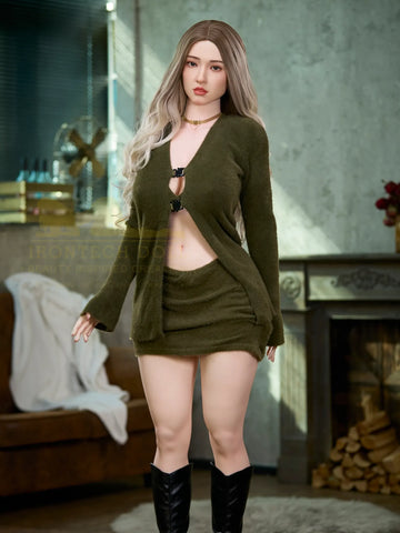 F2242-159cm(5.2ft) F Cup S7 Silicone Chinese Sex Doll｜Irontech Doll