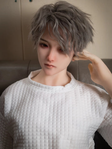 F4611-165cm/5ft5-36.5kg フェムボーイ フルサイズ セックス シリコン製男性セックス人形 | Qita 人形