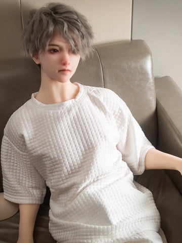 F4611-165cm/5ft5-36.5kg フェムボーイ フルサイズ セックス シリコン製男性セックス人形 | Qita 人形