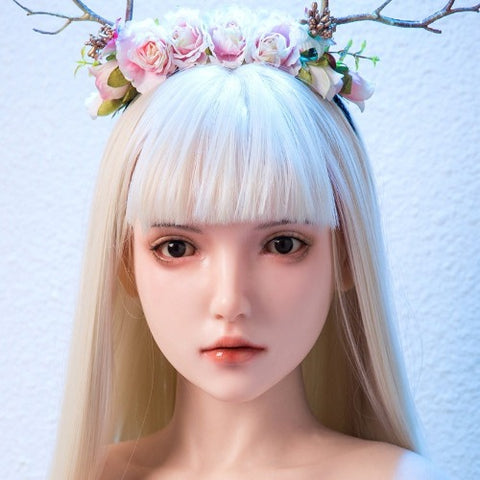 H155- Silicone Sex Doll Head｜Qita Doll head