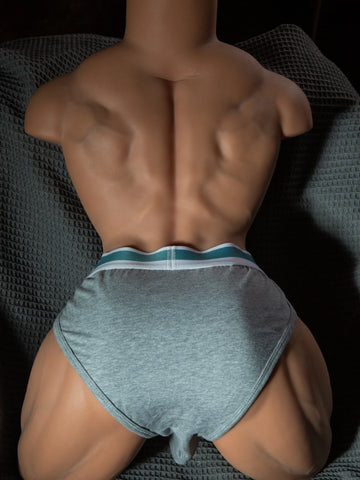 T796-32.8lb 72cm Muscle Men Sex Doll Torso with Motorized 7" Penis | QITA