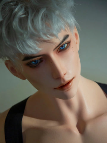 F7704-185cm/6ft1-41kg Silicone Realistic Big Dick Male Sex Doll Leo with 8.27in penis&Implanted Hair | Qita doll（副本）