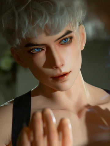 F7704-185cm/6ft1-41kg Silicone Realistic Big Dick Male Sex Doll Leo with 8.27in penis&Implanted Hair | Qita doll（副本）