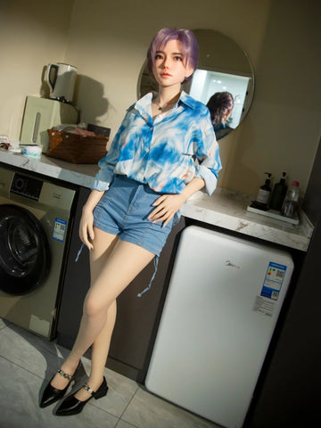 F7710-166cm(5.4ft)-35kg Real Silicone Medium Breast Asian Sex Doll Una｜Qita Doll
