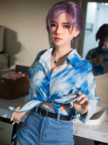 F7710-166cm(5.4ft)-35kg Real Silicone Medium Breast Asian Sex Doll Una｜Qita Doll