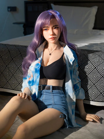F7710-166cm(5.4ft)-35kg Real Silicone Medium Breast Asian Sex Doll Una｜Qita Doll