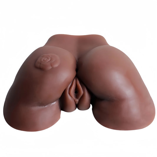 A546 (3lb) Lightweight Realistic Masturbator|Fake Black Butt Cheap Gay Sex Toy