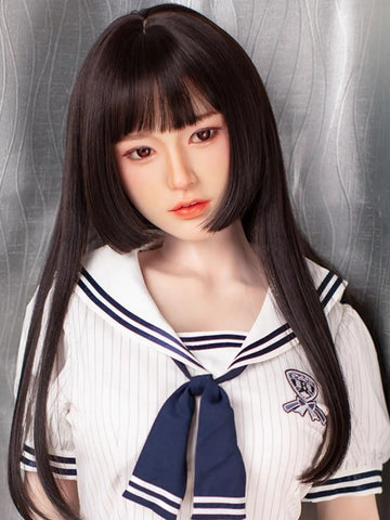 F5002-160cm/5ft3 D Cup Umi Asian Uniform Silicone Sex Doll | JX Doll