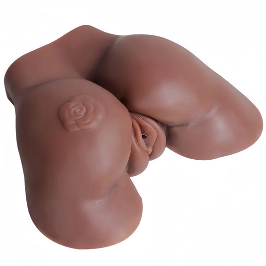 A546 (3lb) Lightweight Realistic pocket pussy Cheap Black Ebony sex doll torso 100% Genuine