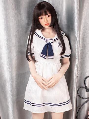 F5002-160cm/5ft3 D Cup Umi Asian Uniform Silicone Sex Doll | JX Doll