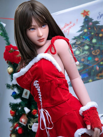 F866-153cm/5ft-29.5kg Yuuka F Cup TPE Christmas Girl Japanese Thin Sex Doll | SE Doll