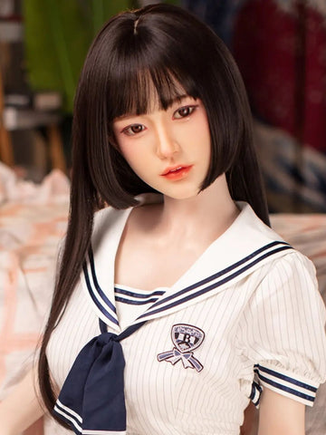 F5002-160cm/5ft3 D Cup Umi Asian Uniform Silicone Sex Doll | JX Doll