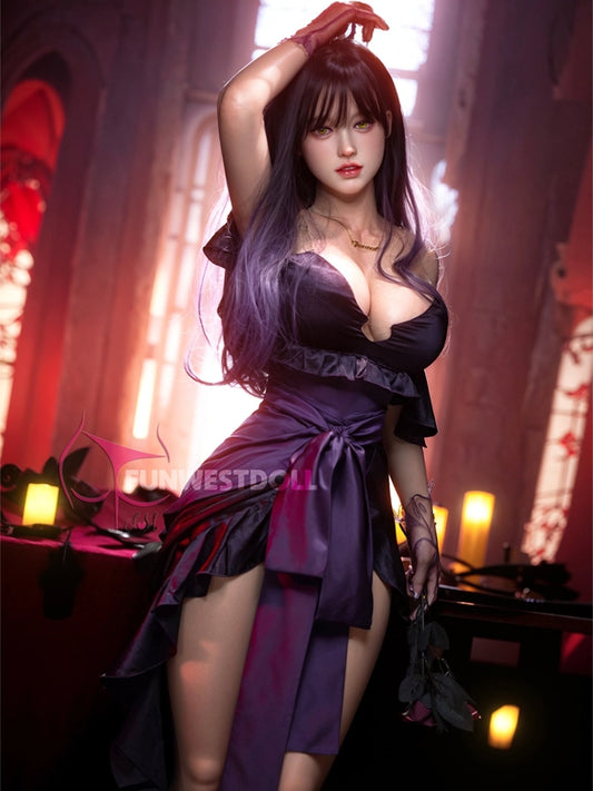 F3906-160cm(5.2ft)-40kg E Cup  White Chloe Ultra Realistic Silicone Sex Doll｜Fun West Doll