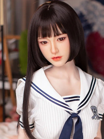 F5002-160cm/5ft3 D Cup Umi Asian Uniform Silicone Sex Doll | JX Doll