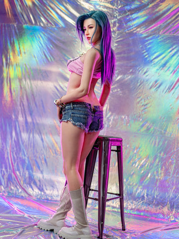 F672—Dania 170cm/5ft5 Full Silicone Sci-Fi Nude Hentai Anime Sex Doll |Zelex Doll