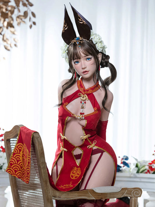 F5947-155Rcm(5.12ft)-32.5kg 2.2 A Cup Silicone Adult Asian Sex Doll｜AITIA Doll