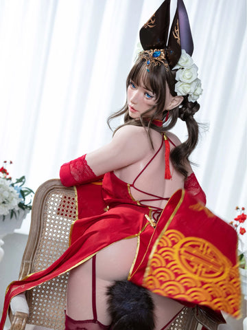 F5947-155Rcm(5.12ft)-32.5kg 2.2 A Cup Silicone Adult Asian Sex Doll｜Bezlya Doll