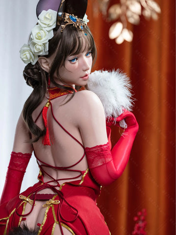 F5947-155Rcm(5.12ft)-32.5kg 2.2 A Cup Silicone Adult Asian Sex Doll｜Bezlya Doll