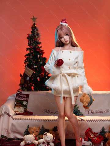 F9294-163Mcm(5.4ft)-35.8kg 2.2cf D Cup Mini ROS Silicone Asian Anime full size sex doll｜AITIA Doll