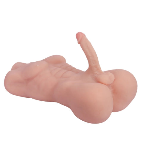 T265-22lb Big Coke  Dick Male Sex Dolls Torso Dildo For Women|QSX