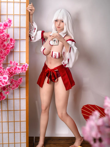 F8680-163cm-27kg G Cup Big Tits Japanese Full Body Silicone Sex Dolls Yuki | Top Fire Doll