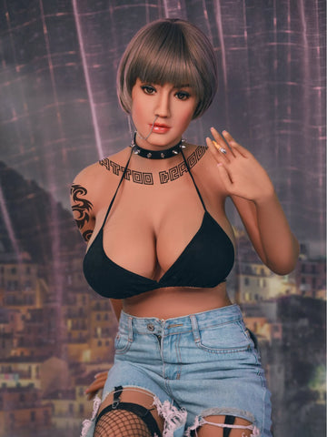 F3374-171cm/5ft7(44kg) Katrina H Cup TPE Sexy Woman Latina Large Breast Sex Doll | YL Doll
