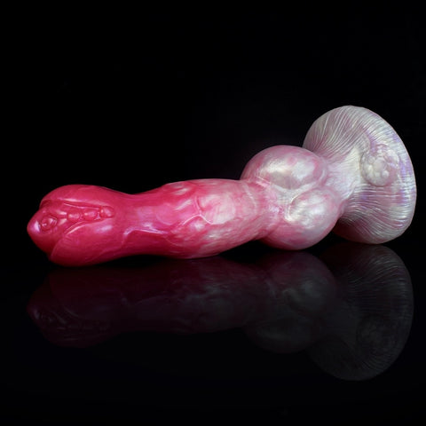 D404(0.7-1.7 LBS丨8''-10.8'') Fantasy Dog Dildo Silicone Knot Dildo 3 Size