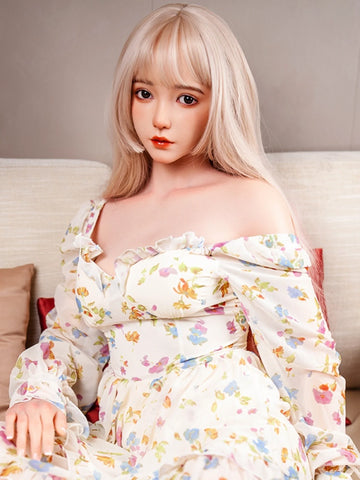 F5882—158cm/5ft2-38kg C Cup Asian Silicone Head TPE Body Sex Doll | SHEDOLL