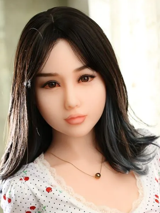 H1013 TPE Oral Blowjob Sex Doll Head-Innocent Asian Girl | Irontech Doll Head