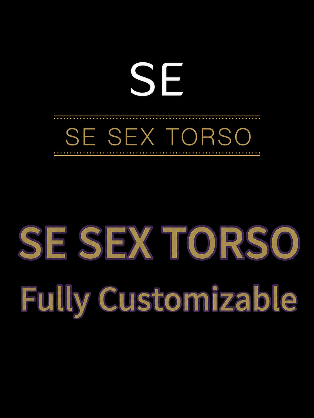 T815-Realistic Life Size Fully Customizable Sex Doll Torso With Head ｜SE Doll