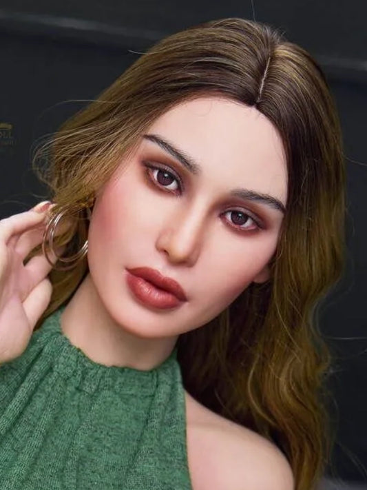 H794 セックスドールヘッド-シリコン-彼女との冒険的なオフィスロマンスに乗り出す【アイアンテックドールヘッド】 