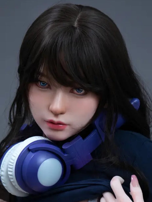 H795 Sex Doll Head-Silicone-mischievous Korean student 【Irontech Doll Head】