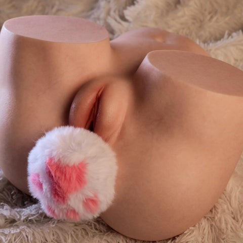 A433-16.54LB Lucy Silicone Realistic Pussy BBW Mini Sex Doll Bubble Butt Hip Toy| LoveNestle Series