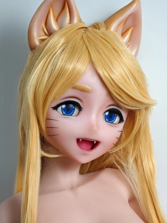 H872 Silicone Anime Sex Doll Head｜Elsa Babe Head