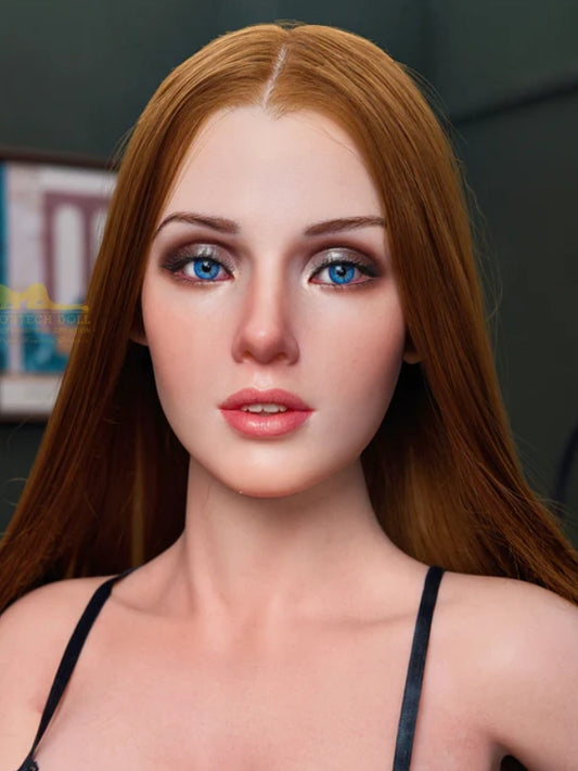 H799 Sex Doll Head-Silicone-for an irresistibly stunning look and confident warmth【Irontech Doll Head】