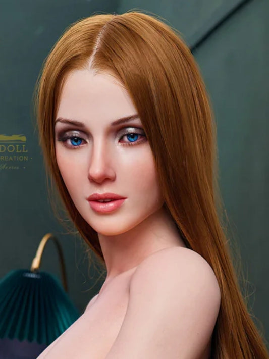 H799 Sex Doll Head-Silicone-for an irresistibly stunning look and confident warmth【Irontech Doll Head】