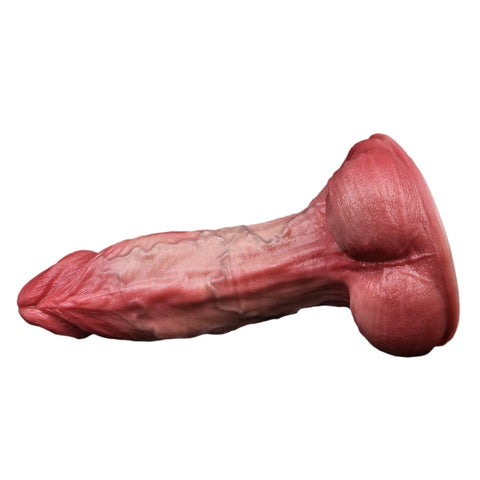 D413(1 LBS丨6.42'') Realistic Silicone Dildo with Veined Texture and Suction Cup Base