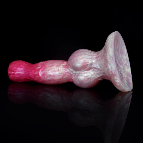 D404(0.7-1.7 LBS丨8''-10.8'') Fantasy Dog Dildo Silicone Knot Dildo 3 Size