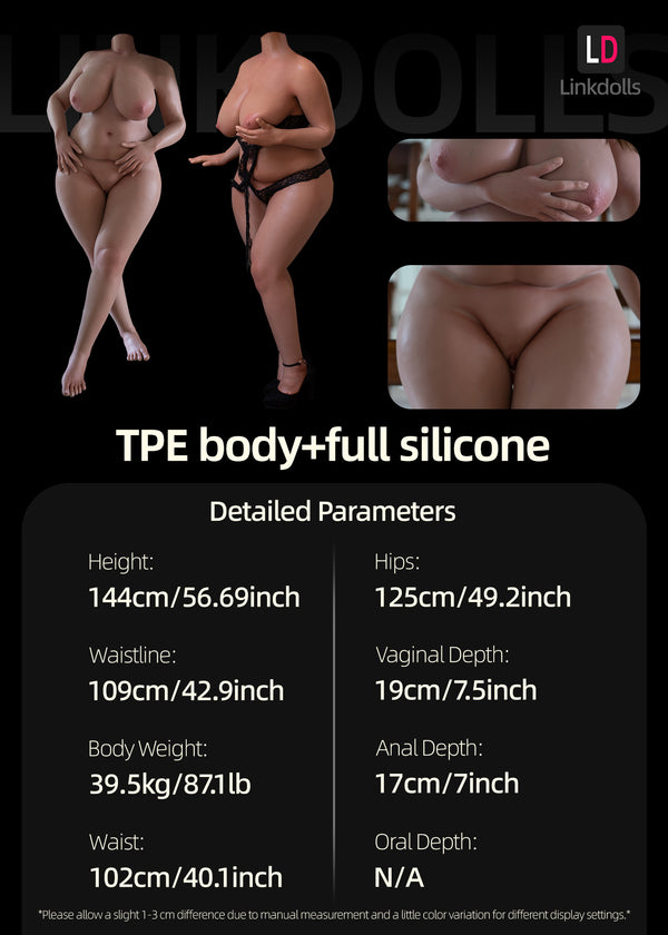 F4869-161cm/5ft3(39.5kg) H Cup Best Fat Big Ass BBW Super Fat Big Belly Sex Doll Body【Weight loss】| Starpery Doll