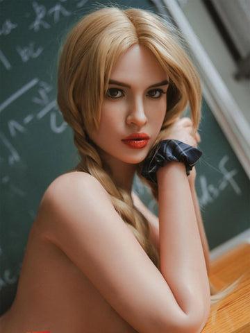 F8593-170cm-30kg E Cup ROS Head Blonde Hair Silicone Full Sex Doll | Top Fire Doll