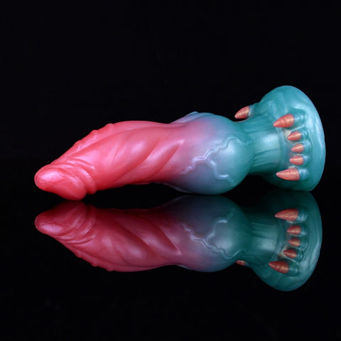 D425(0.7 LBS丨7.32'') Fantasy Dog Dildo Silicone Knot Dildo