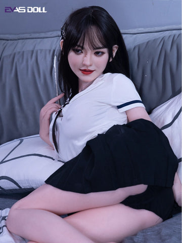 F6109—157cm/5.2ft-35kg F Cup Asian ROS Silicone Realistic Sex Doll | EvasDoll