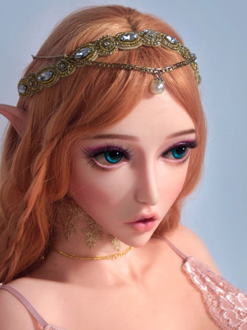 H532 Silicone Anime Sex Doll Head｜Elsa Babe Head