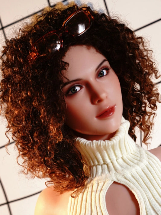 H267  Silicone Sex Doll Head丨Angel Kiss Doll Head