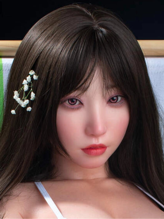 H803 Sex Doll Head-Silicone- Chinese girl awaits your love and care【Irontech Doll Head】